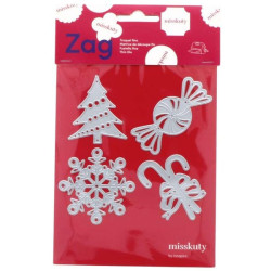 Troquel Fino Compatible ZAG MISSKUTY 41174 Adornos Navidad