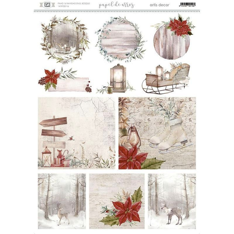 Papel de Arroz Navidad ARTIS DECOR PAAD116