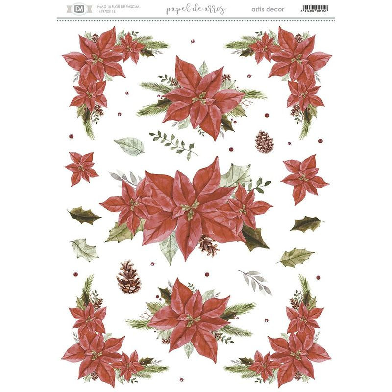 Papel de Arroz Navidad ARTIS DECOR PAAD115