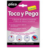 TOCA Y PEGA BLU-TACK 4 LAMINAS ADHES. TRANSFER.