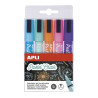 SET 5 ROTULADORES TIZA LIQUIDA 5,5 mm PASTEL