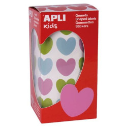 GOMETS APLI 16796 ROLLO 900 CORAZONES MULTICOLOR