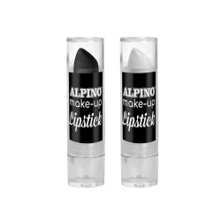 MAQUILLAJE ALPINO SET 2 PINTALABIOS NEGRO Y BLANCO