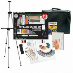 SET DE ARTE SIMPLY 115 PIEZAS CON CABALLETE PLEGABLE