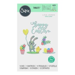 TROQUELES PASCUA 13 Un. FINOS SIZZIX 665076