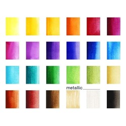 ACUARELA FABER-CASTELL 24 PASTILLAS CREATIVE STUDIO