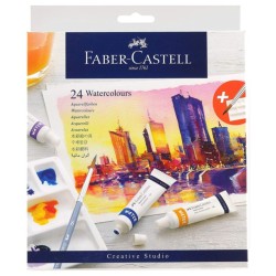 ACUARELAS FABER-CASTELL 24 TUBOS 12ml CREATIVE STUDIO