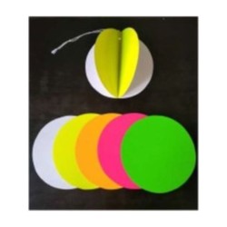 PACK 5 CARTULINAS A4 FLUOR 1 CARA 21x29,7cm 250gr SURTIDAS