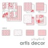 PAPEL SCRAP ARTIS DECOR SET 30,5x30,5cm LOVE