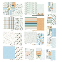 PAPEL SCRAP ARTIS DECOR SET 30,5x30,5cm PEQUES BLUE