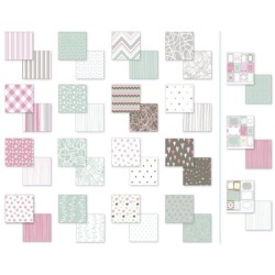 PAPEL SCRAP ARTIS DECOR SET 30,5x30,5cm ESSENTIAL BASICS