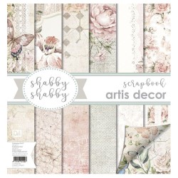 PAPEL SCRAP ARTIS DECOR SET 30,5x30,5cm SHABBY SHABBY