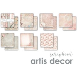 PAPEL SCRAP ARTIS DECOR SET 30,5x30,5cm SHABBY SHABBY