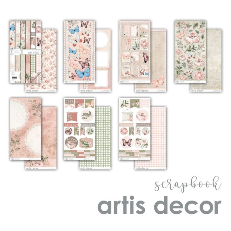 ARTIS DECOR COLECCIÓN PAPEL SCRAP SHABBY SHABBY