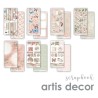 PAPEL SCRAP ARTIS DECOR SET 30,5x30,5cm SHABBY SHABBY