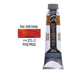 ACRILICO REMBRANDT 40 ml S/2 (273) ANARANJADO OXID