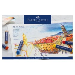 PASTEL AL OLEO 36 BARRAS FABER-CASTELL STUDIO