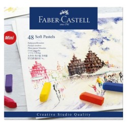 PASTEL 48 TIZAS SOFT MINI FABER-CASTELL STUDIO