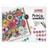 PINTAR POR NUMEROS SET ACRILICO ALPINO 40x30cm FLORES