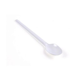 CUCHARA PLASTICO 16,5cm 20 Un. MAXI REUTILIZABLE BLANCA