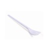 TENEDOR DE PLASTICO BEST 16,5cm  25 Un. BLANCO