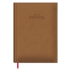 AGENDA PARA RESERVAS DOHE DIA PAGINA 21x29cm CAMEL