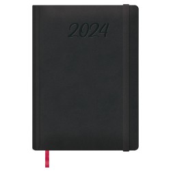 AGENDA DOHE MANAOS DIA PAGINA 17x24cm NEGRO