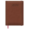 AGENDA DOHE MANAOS DIA PAGINA 17x24cm MARRON