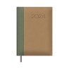 AGENDA DOHE ORLEANS DIA PAGINA 14x20cm VERDE-CAMEL