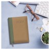 AGENDA DOHE ORLEANS DIA PAGINA 14x20cm VERDE-CAMEL