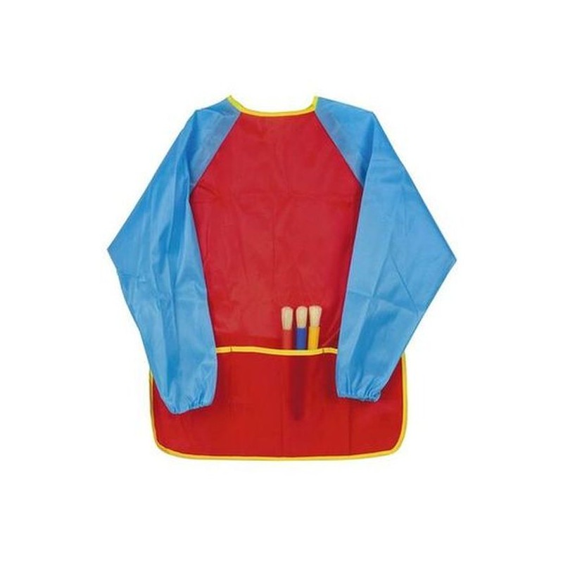 DELANTAL APLI KIDS POLIESTER TALLA "M" ROJO