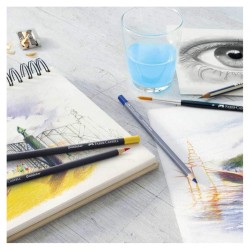 GOLDFABER AQUA ESTUCHE METAL 12 LAPICES COLORES BASICOS