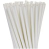 CAÑITAS DE PAPEL BLANCO 100 Un. 6x200mm MAXI PRODUCTS