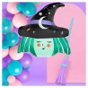 GLOBO HALLOWEEN BRUJA HO YEAH! FOIL 70cm