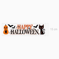 PEGATINA HALLOWEEN PARED 1 HOJA 56x15cm OH YEAH! 1091700