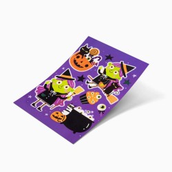 PEGATINA HALLOWEEN VENTANA 1 HOJA 29x37cm OH YEAH! 1091500