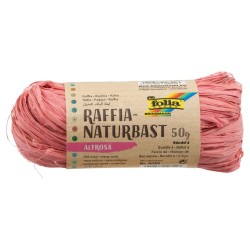 RAFIA NATURAL 50gr FOLIA 9029 ROSA CLARO