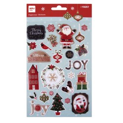 *PEGATINAS NAVIDAD ACOLCHADAS APLI KIDS 19267 JOY JOY