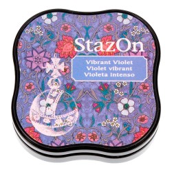 TAMPON TINTA STAZON MIDI S/R 58x58mm (12) VIOLETA INTENSO