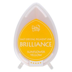 TAMPON TINTA BRILLIANCE OPACA 32x50mm (11) AMARILLO GIRASOL