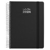 AGENDA GRAFOPLAS DIA PAGINA 15x21cm FANCY NEGRO