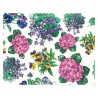 PAPEL DECOUPAGE 50x70cm 300132 FLOR VIOLETA