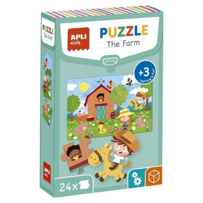 PUZZLE 24 PIEZAS APLI KIDS 18746 LA GRANJA