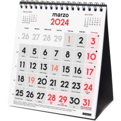 CALENDARIO SOBREMESA CASTELLANO FINOCAM 14x15cm Nº GRANDES