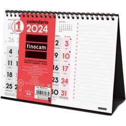 CALENDARIO SOBREMESA CASTELLANO FINOCAM 21x15cm +NOTAS