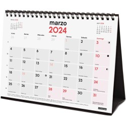 CALENDARIO SOBREMESA CASTELLANO FINOCAM 21x15cm PARA ESCRIBIR