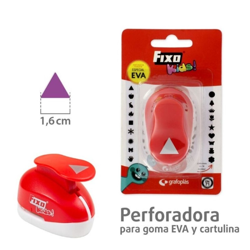 PERFORADORA DE PALANCA FIXO 16mm TRIANGULO