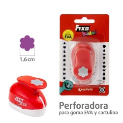 PERFORADORA DE PALANCA FIXO 16mm FLOR 6 PETALOS
