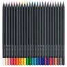 FABER-CASTELL BLACK EDITION CAJA CARTON 24 LAPICES COLORES