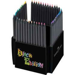 FABER-CASTELL BLACK EDITION CAJA CARTON 50 LAPICES COLORES